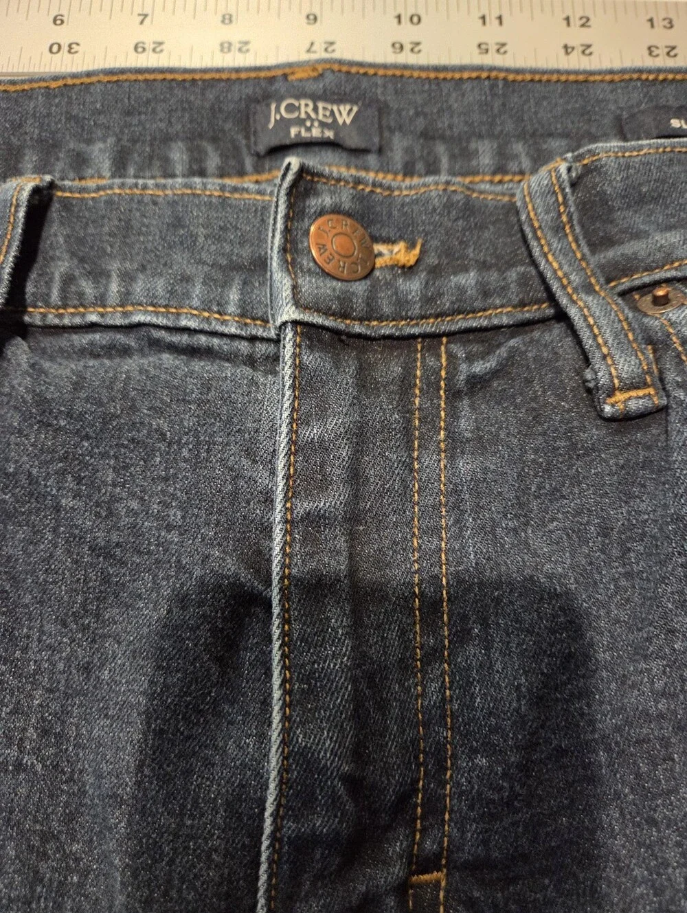 J.Crew Flex Slim Jeans | Men's 32x34 | Dark Wash Stretch Denim